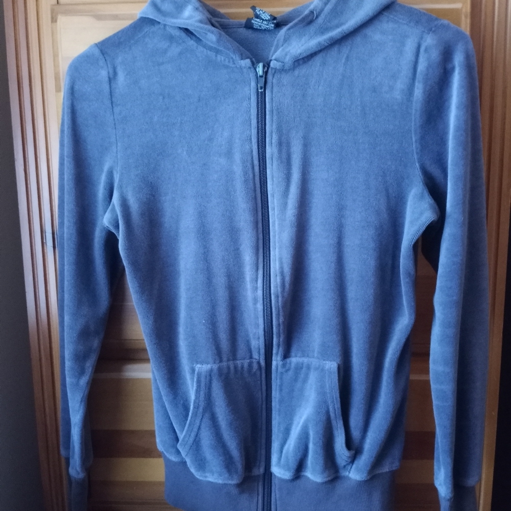 Dark gray soft hoodie